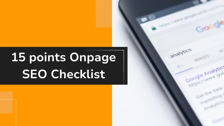 On-Page SEO Checklist